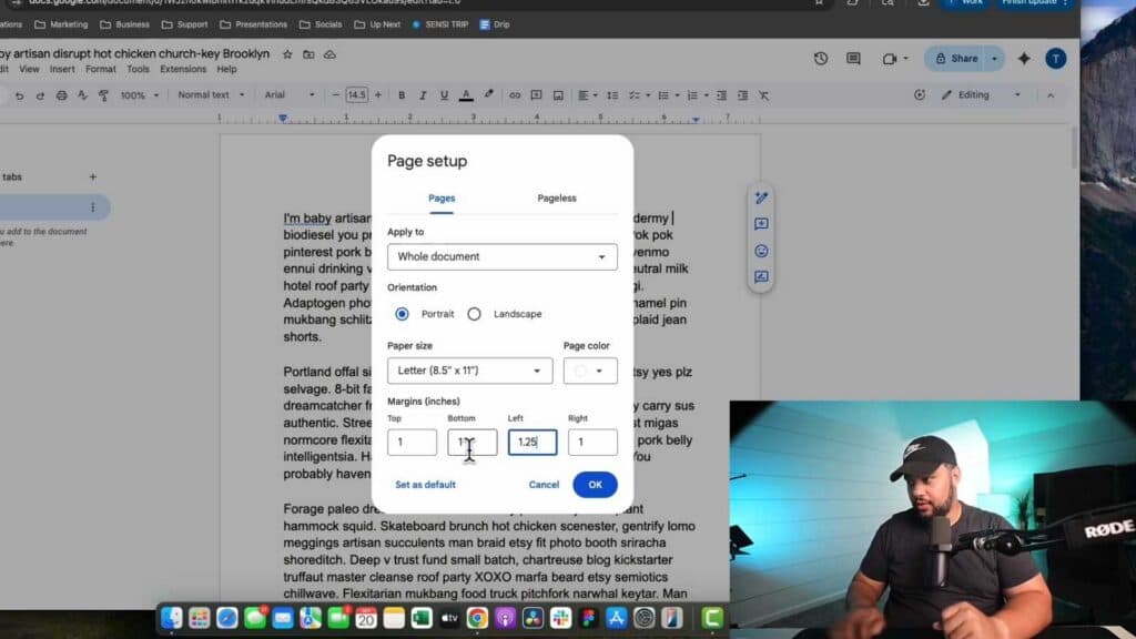 How to Change Page Margins in Google Docs
