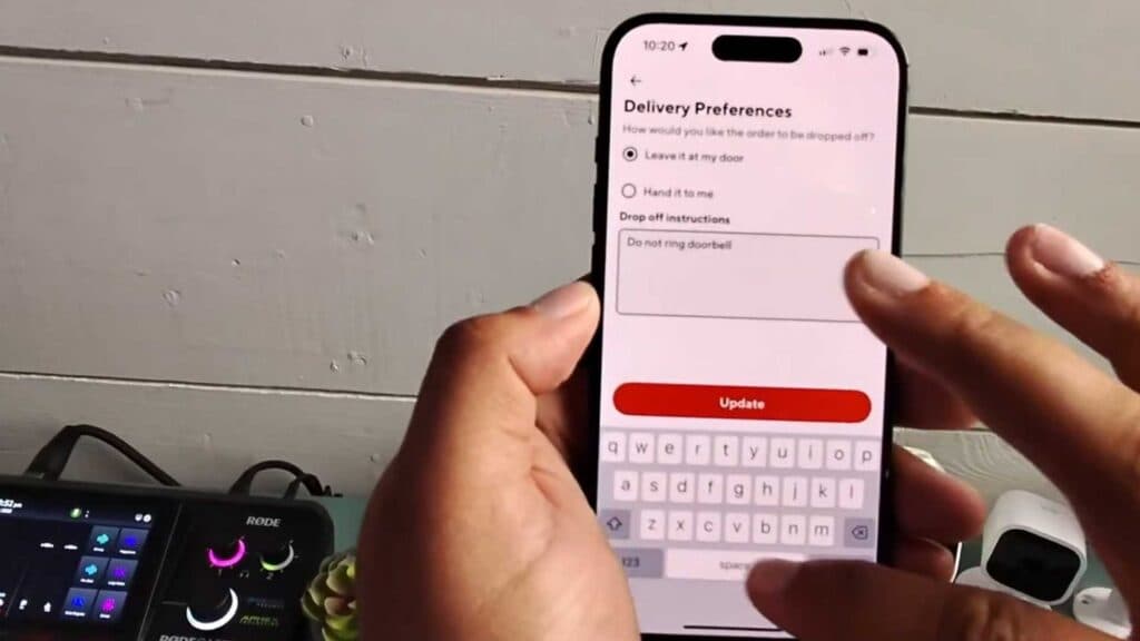 How to Add Custom Delivery Instructions in the DoorDash App