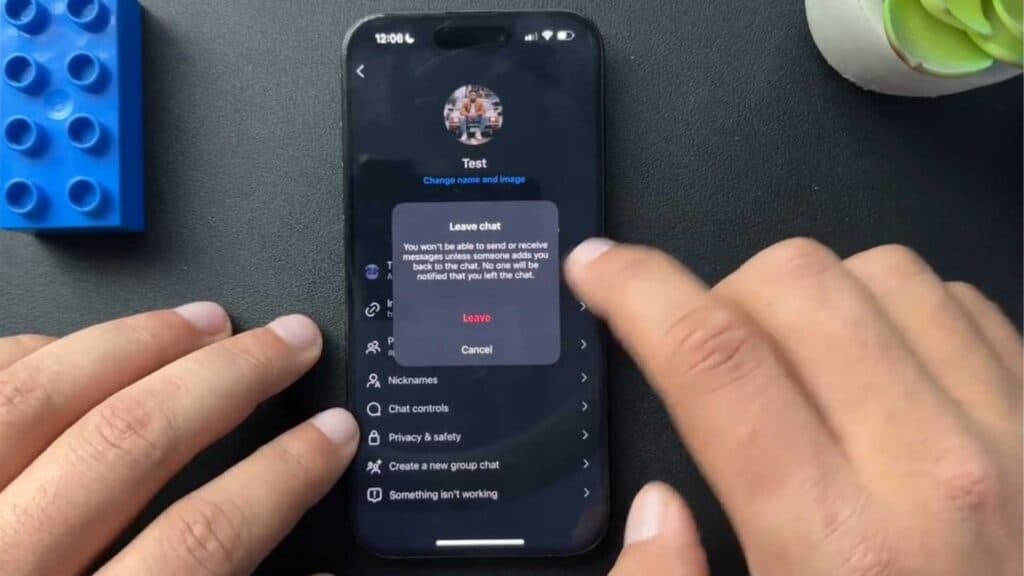 How to Leave an Instagram Group Chat