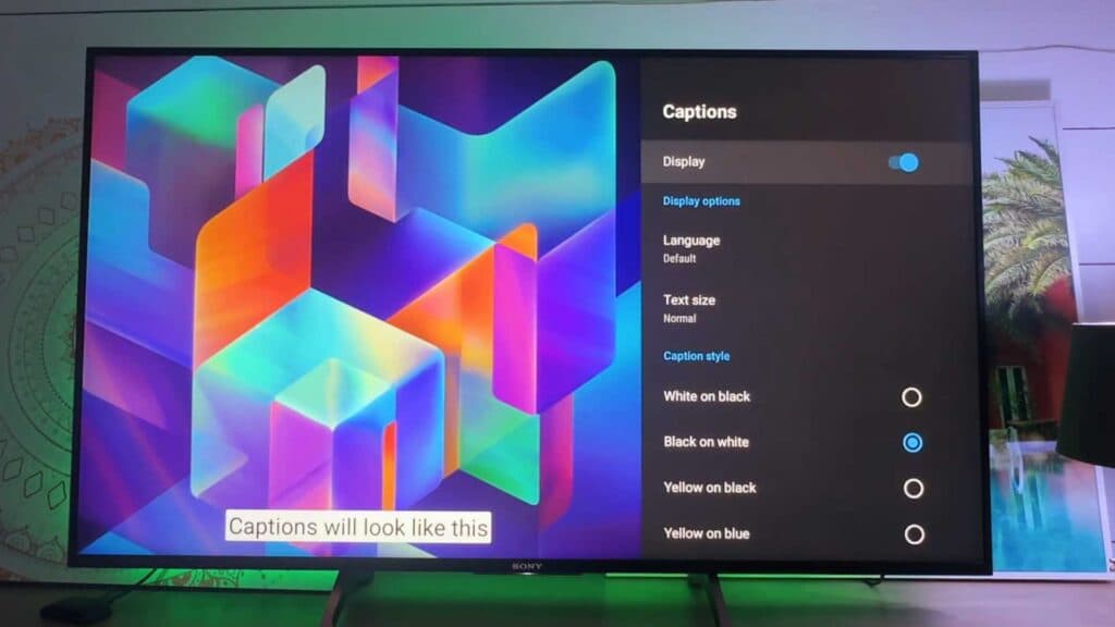 How to Turn On Closed Captions on a Sony Bravia Android TV