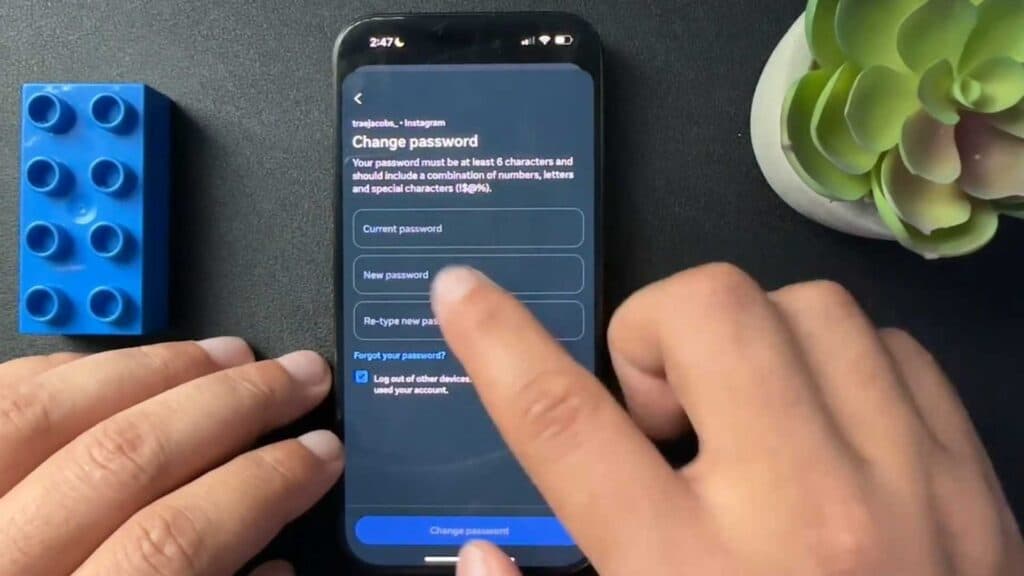 How to Change Your Instagram Password