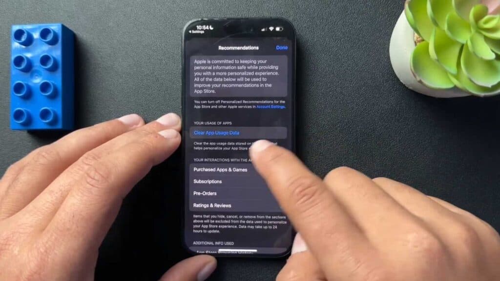 How to Clear App Store Usage Data on iPhone