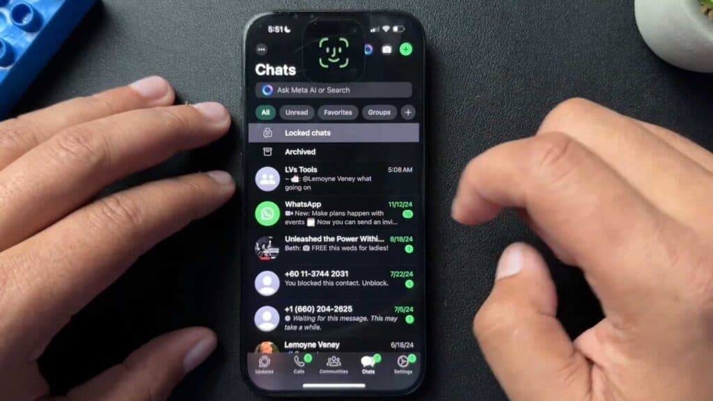 How to Find and Manage Locked WhatsApp Chats