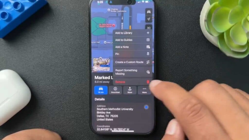 How to Drop a Pin on Apple Maps on iPhone