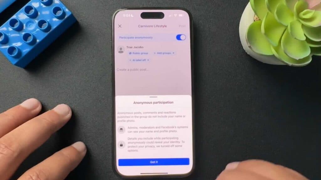 How to Post Anonymously in a Facebook Group
