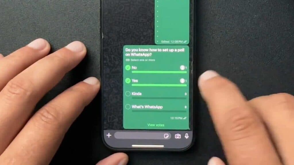How to Create a Poll in a WhatsApp Group