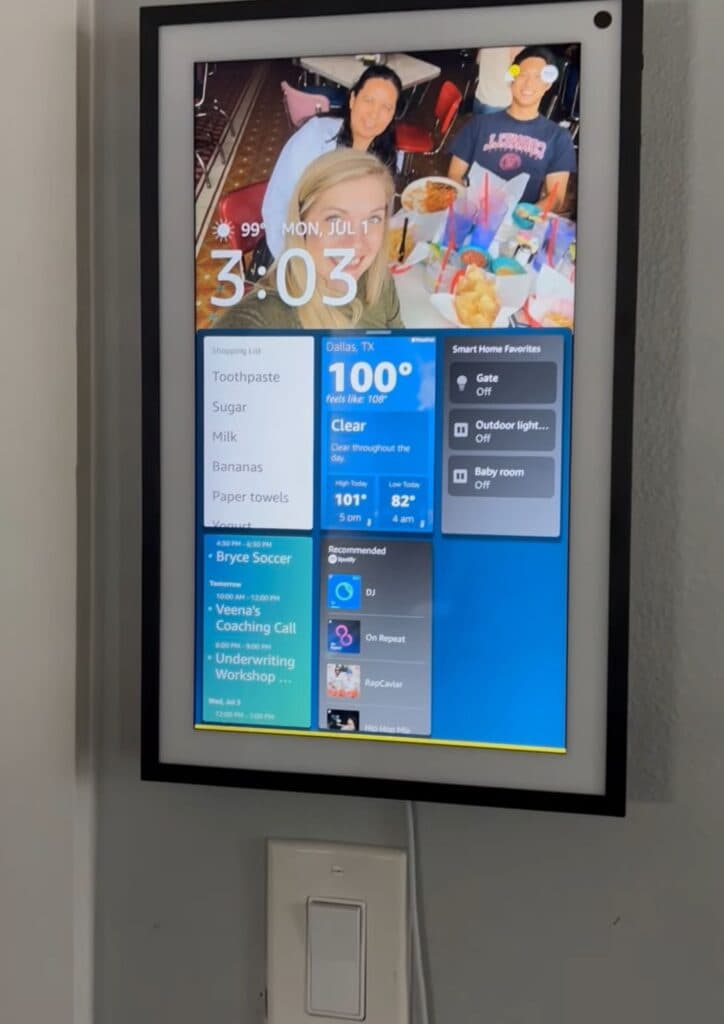 How to Organize Your Kitchen with the Echo Show 15