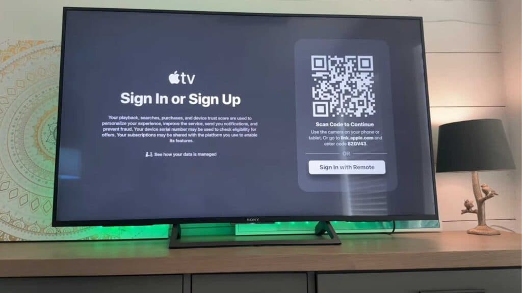 How to Sign Into the Apple TV App on Any Smart TV