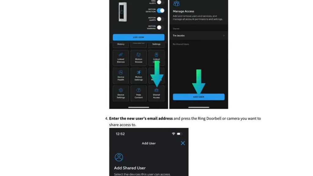 Connect Ring to Multiple Phones (Add Shared User)