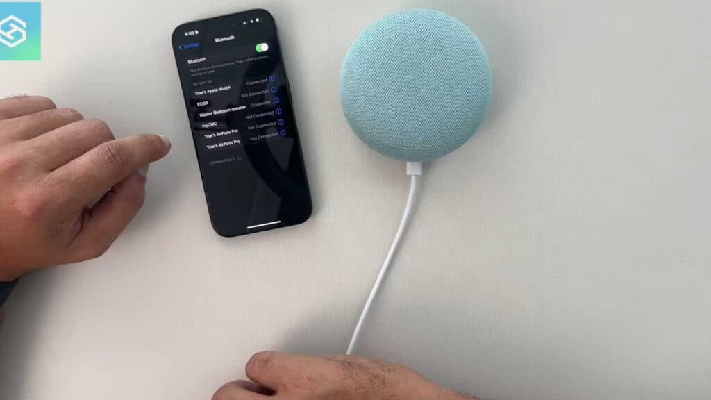 How to connect a Google Nest speaker to a bluetooth device