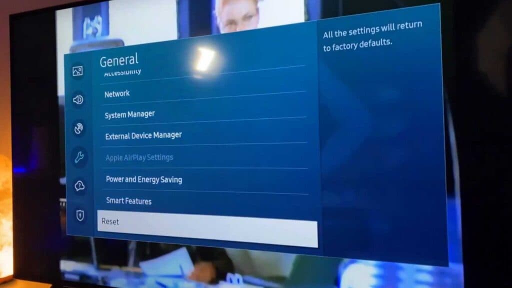 Quickly reset a Samsung TV without a remote (2 ways)